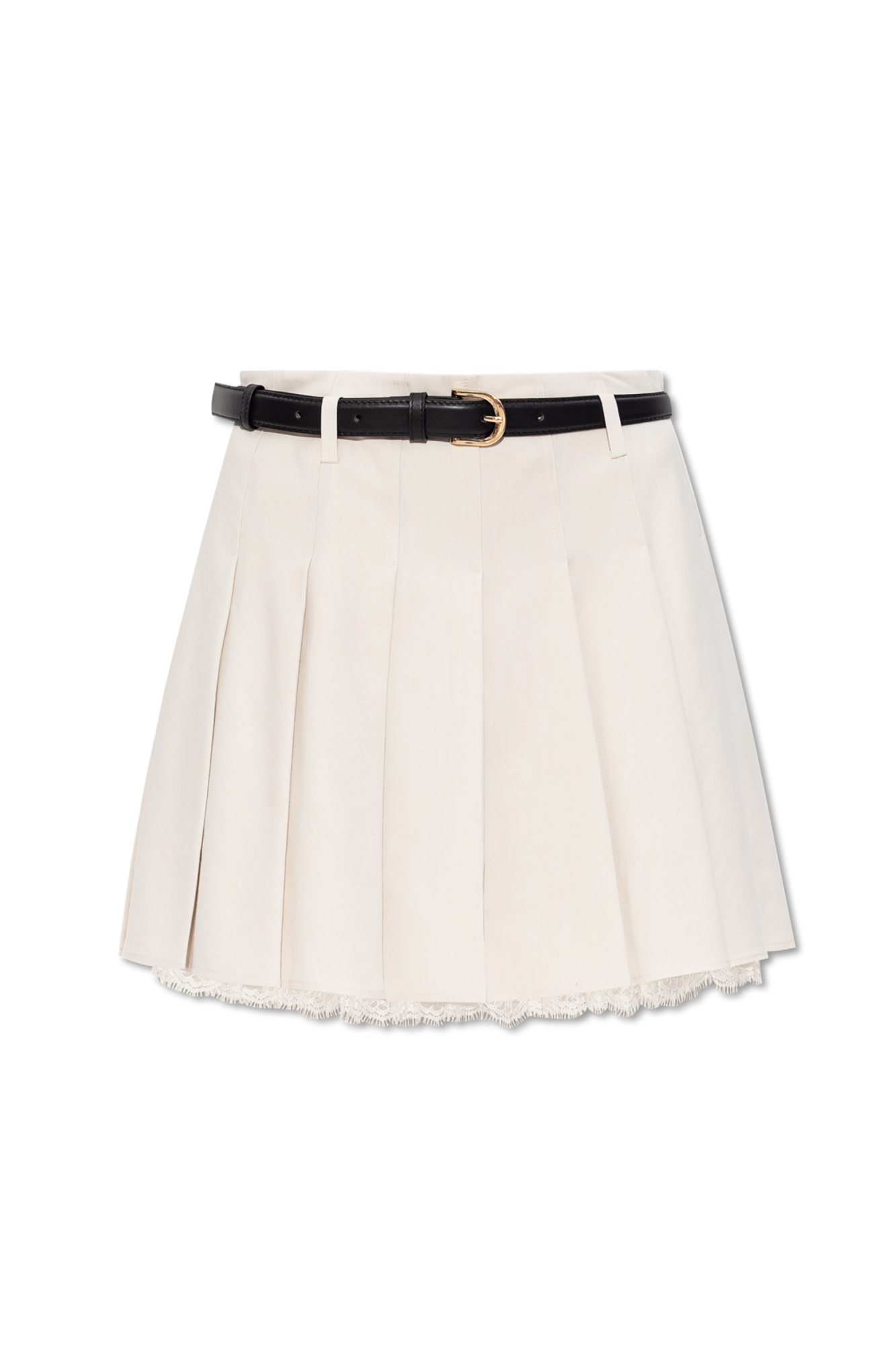 Self-Portrait Pleated skirt with belt | Women's Clothing